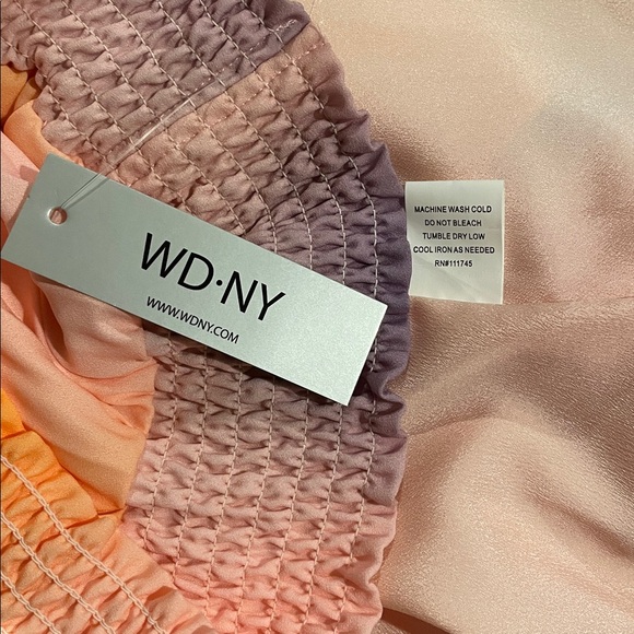 “NWT” Multi Colored Tie Dye Skirt by WDNY - Picture 4 of 4